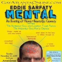 Eddie Sarfaty's MENTAL Set For 11/10 At Actor's Express